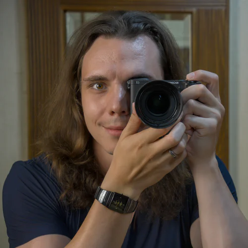 Stan Sidel with camera