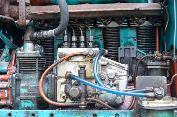 Tractor engine, Shumikha, Russia