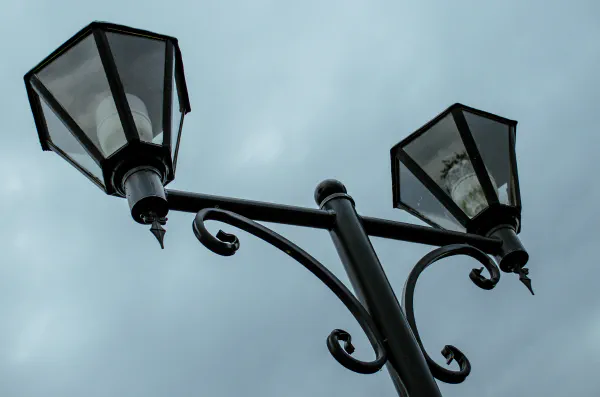 Lamppost, Shumikha, Russia