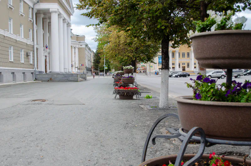 Street, Kurgan, Russia